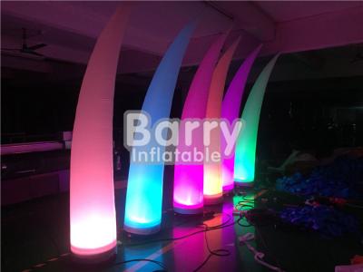 China LED Blow Up Pillar Lighting Decoration For Advertsing , Inflatable Light Tube Column for sale