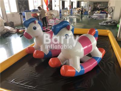 China Outdoor Water Park Games Inflatable Water Toys Float Horse For Swimming Pool for sale
