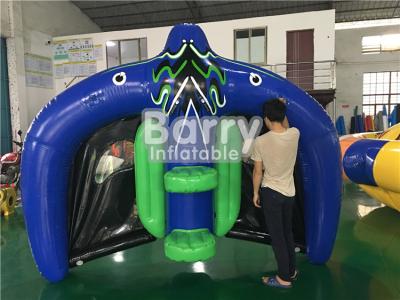 China 0.9mm PVC Tarpaulin Inflatable Flying Manta Ray / Fly Fish Blow Up Water Park for sale