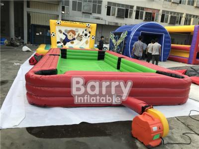 China Giant Pool Table Soccer Inflatable Sports Games / Inflatable Snooker Field for sale
