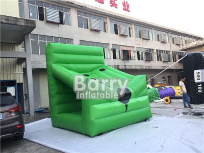 China Attractive Inflatable Bungee Run Hire , High Performance Inflatable Sport Game With CE Blower for sale