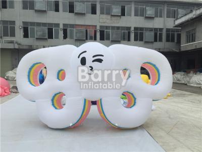 China PVC Tarpaulin Inflatable Cartoon Characters , Digital Printing Blow Up Butterfly Wing Model With LED Light for sale