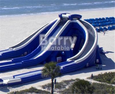 China Funny High Altitude Games Giant Inflatable Slide / PVC Dry Water Slide For Children for sale