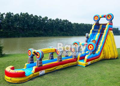 China Animal Theme Inflatable Water Slides , Customized Size 25 FT Target  for sale