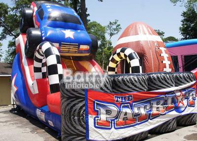 China Giant Colorful Children 18ft Patriot Monster Truck Inflatable Slide With CE Certificate for sale