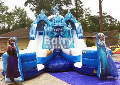 China Customized Size Frozen Double Commercial Inflatable Slide Indoor And Outdoor For Kids for sale