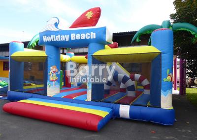 China 0.55m PVC Material Inflatable Park Equipment Playground / Outdoor Holiday Beach Inflatable Playland for sale