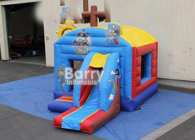 China Cool Style Commercial Pirate Ship Inflatable Bounce House Combo UL Lead Free for sale