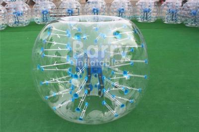 China 1m 1.2m 1.5m 1.8m PVC / TPU White Blow Up Hamster Ball Bubble Ball Soccer For Kids And Adult for sale