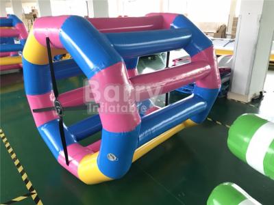 China Durable Large Floating Water Wheel / Inflatable Water Walking Roller Ball for sale