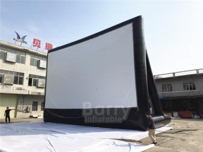 China Large Outdoor Backyard Inflatable Home Theater Projection Screen For Advertising for sale