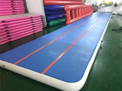 China Estera de salto de aire de la pista de la estera inflable grande del entrenamiento para la prenda impermeable de la gimnasia en venta