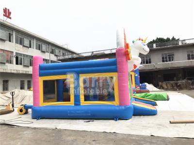 China 0.55mm PVC Commercial Inflatable Bouncer , Elephant Space Moonwalk For Home for sale