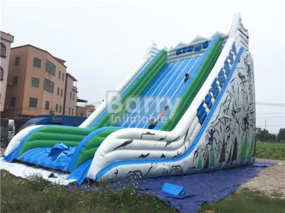 China Custom Made Large Inflatable Slide , Commercial Adult Blow Up Slide for sale