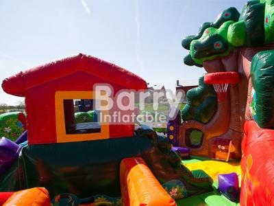 China Custom Blow Up Obstacle Course For Kid Party Time Playground Inflatable Jumping Bounce for sale