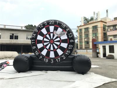 China Customized Outdoor Foot Dart Inflatable Sticky Soccer Dart Board Game for sale
