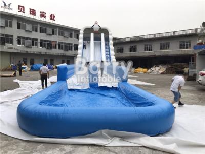 China Custom Size Large Outdoor Commercial Inflatable Giant Water Slide For Event for sale