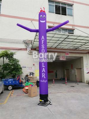 China Custom Mini Inflatable Sky Dancer Single Leg Air Tube Dancing Man For Advertising for sale