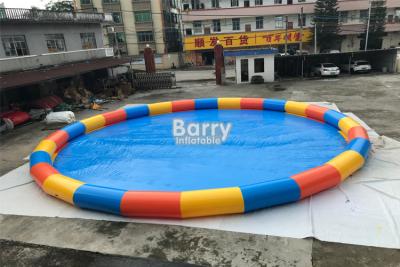 China China Factory Circle 15m Diameter Inflatable Swimming Pool For Water Ball Game With 0.6mm PVC for sale