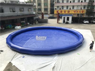 China 0.9mm PVC Inflatable Swimming Pool / Blow Up Portable Round Water Pool for sale