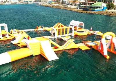 China Funny Forest Inflatable Water Park , Inflatable Water Sports Challenge for sale