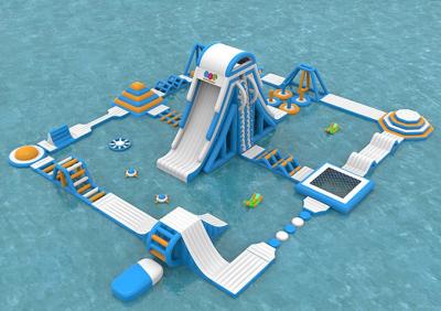 China Sea Inflatable Floating Water Park , Giant  Adult Inflatable Water Splash Park Equipment for sale