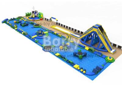 China Open Water Game Inflatable Water Sport Park Challenge With 0.9mm PVC Tarpaulin for sale