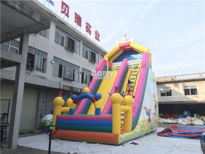 China PVC Commercial Inflatable Slide / Custom Design Inflatable Dry Slide Playground for sale