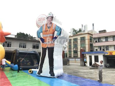 China Custom Inflatable Advertising Products , Event Decoration Clean Woman Inflatable Model Character for sale