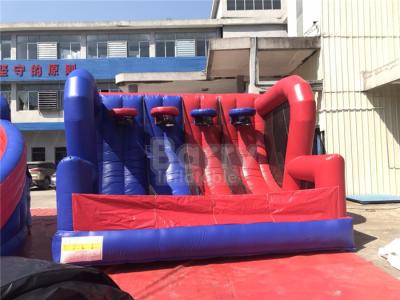 China Custom Design Outdoor Sports Games 4 Baskets Inflatable Basketball Hoop for sale
