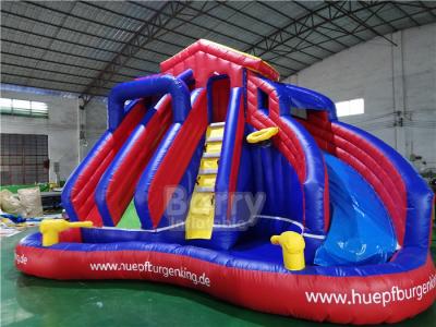 China Amazing Inflatable Splash Park , Inflatable Water Games Customzied Size for sale