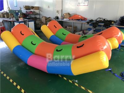 China Double Tubes Inflatable Water Totter / Inflatable Water Seesaw For Water Park for sale