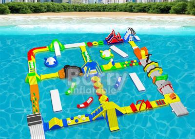 China Open Water Inflatable Floating Water Park Adventures For Adults And Kids for sale