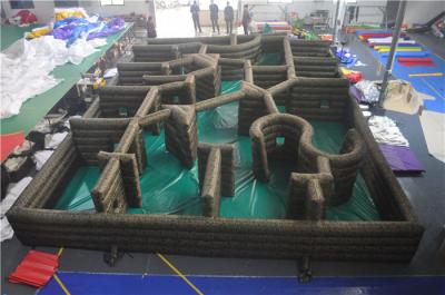 Cina Labirinto gonfiabile del bunker di paintball del CS del laser di sport del CS gonfiabile adulto dei giochi in vendita
