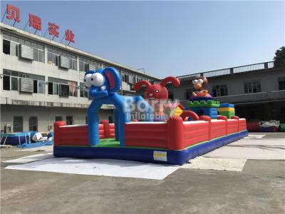China Outdoor Or Indoor Amusement  Inflatable Toddler Playground Air Inflatable Theme Park Castle Equipment for sale