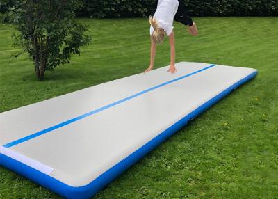 China Custom Made Color Inflatable Air Track Drop Stitch Fabric Jump Higher Inflatable Gymnastics Mats for sale