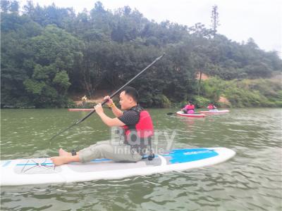 China Blue 305x76x10cm Inflatable Stand Up Paddle Board For Adventurer for sale
