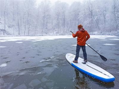 China SCT Inflatable SUP Board Staying Safe Cold Weather Snowboard Paddle for sale