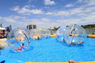 China Coloful Inflatable Walking Water Ball For Pool 2m Diameter for sale