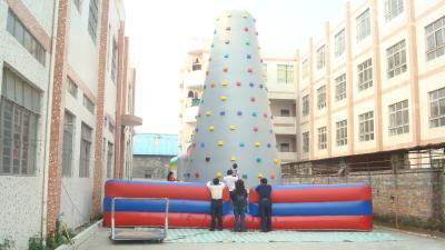 China Professional Inflatable Rock Climbing Wall Inflatable Climber Bouncy Game for sale