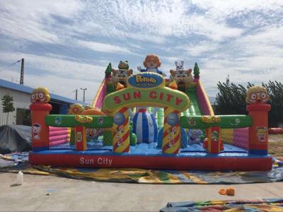 China Double - Tripple Stitch Inflatable Slide Water Bouncy Castle Giant Commercial Water Slide for sale
