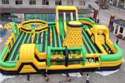 China 0.55mm PVC Inflatable Obstacle Course Commercial Tunnel Indoor For Adults for sale