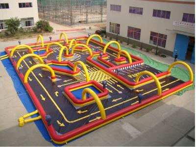 China 0.55mm PVC Inflatable Go Kart Track Quad Bikes Racing for sale