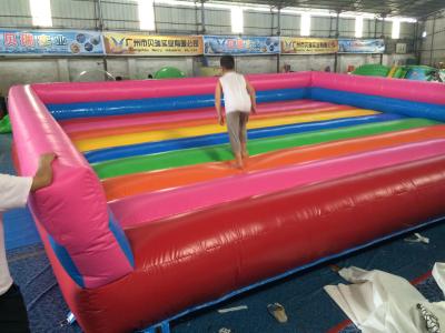 China DWF Inflatable Jump Mat Bouncy Pad Gymnastic Sport Air Track for sale