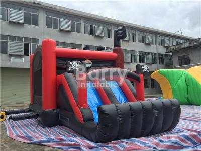China Commercial Grade Inflatable Castle With Slide Pirate Ship Combo Blow Up Bounce for sale