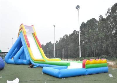China Durable Long Giant Inflatable Water Slide For Adult Size 60*15*12m for sale