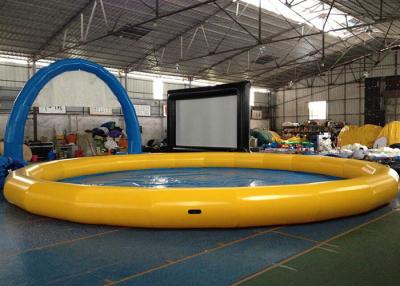 China Portable Round Indoor Portable Water Pool With Waterproof 0.9mm PVC for sale