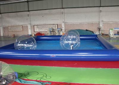 中国 水 Zorb の球/膨脹可能な水プールが付いている膨脹可能な家族のプール 販売のため