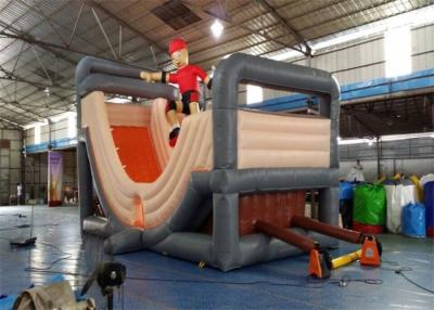 China Outdoor Durable Commercial Inflatable Slide , Cheap Inflatable Surf N Slide With Customized Size for sale
