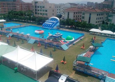 China Family Metal Frame Pool With Waterproof PVC , Swimming Pool Equipment Set for sale